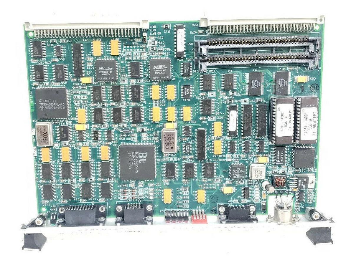 Used ADEPT TECHNOLOGY 10332-10250 REV. P7 VGB CONTROL BOARD 1033210250