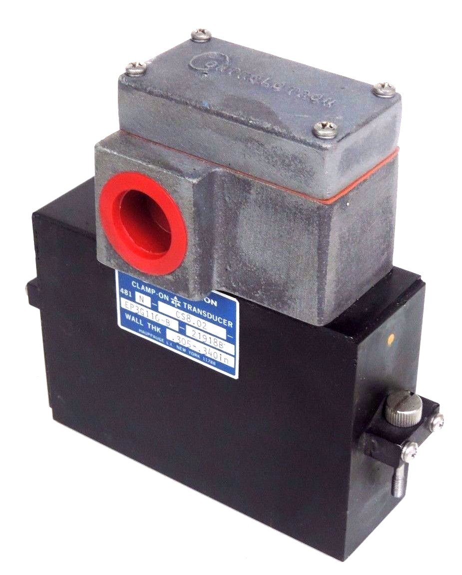 Used NEW CONTROLOTRON 481N-CS8.02-EP3G116-B-21918B CLAMP-ON TRANSDUCER .305/.340IN.