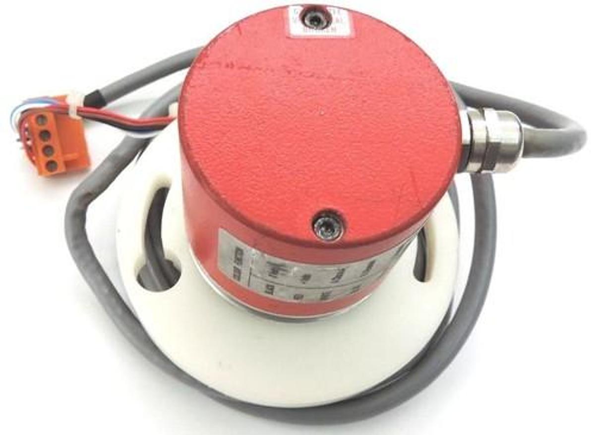 Used IED ENCODER C2R-240/16, SUPPLY: 5-30 VDC W/ MOUNTING FLANGE *FOR PARTS*