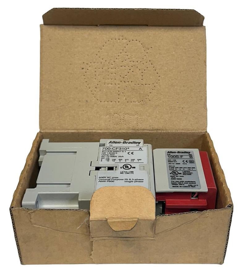 Used ALLEN BRADLEY 700S-CF440DC /A BULLETIN 700S SAFETY CONTROL RELAY 4-POLE 20A NSMP