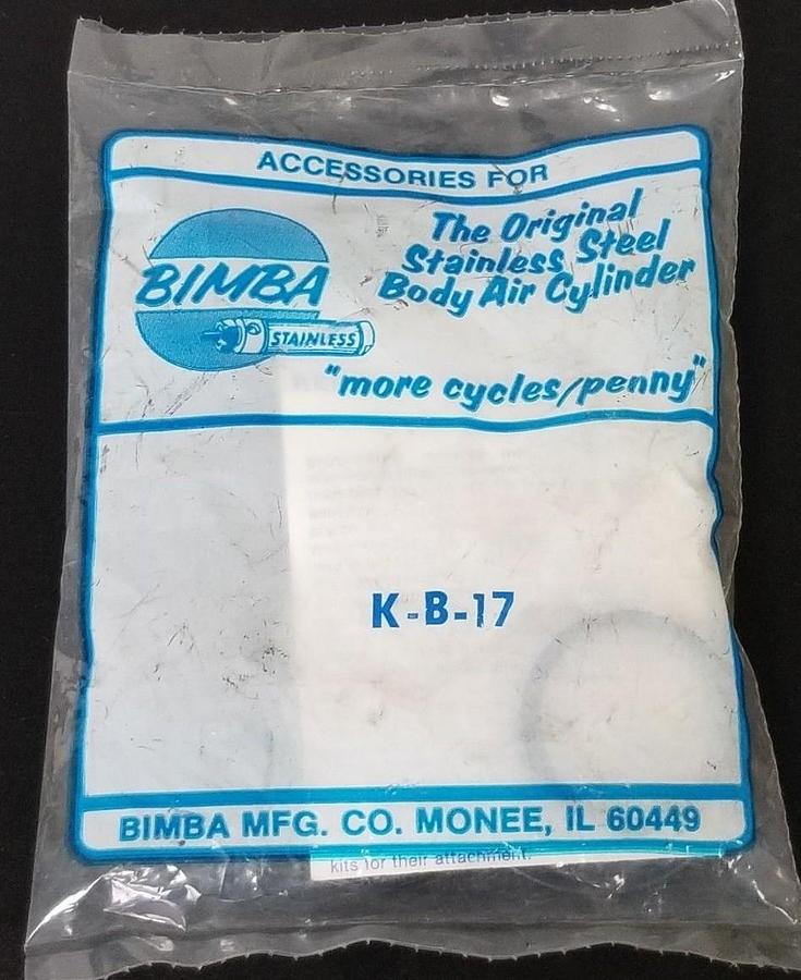 Used NEW BIMBA K-B-17 SEAL REPAIR KIT KB17