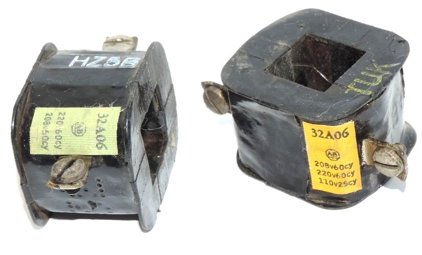 Used LOT OF 2 ALLEN BRADLEY 32A06 COILS