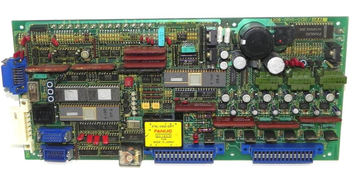 Used FANUC A20B-0010-0130/04A PC BOARD A20B-0010-0130, A20B0010013004A