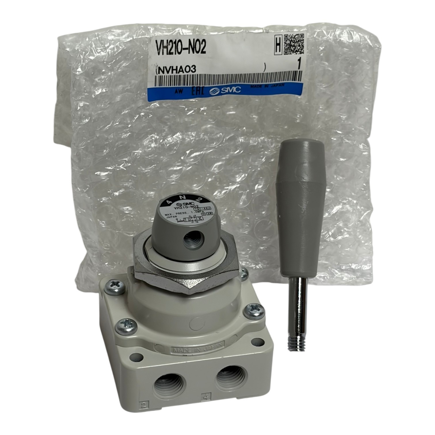 Used SMC VH210-N02 Hand Lever Pneumatic Manual Control Valve New