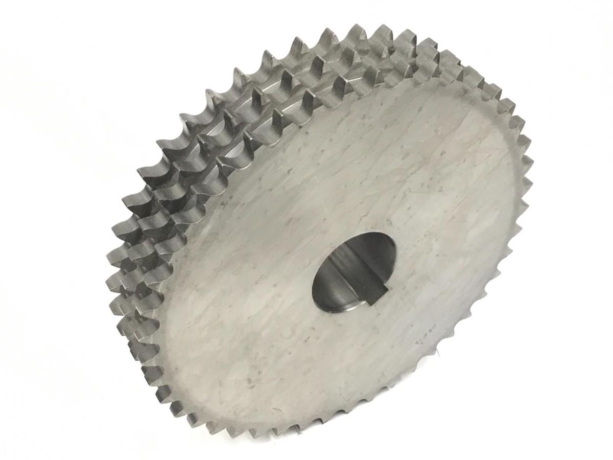 Used NEW LINN GEAR CO. 60L45 TRIPLE STRAND SPROCKET #60 CHAIN 45 TEETH 2-1/2" BORE