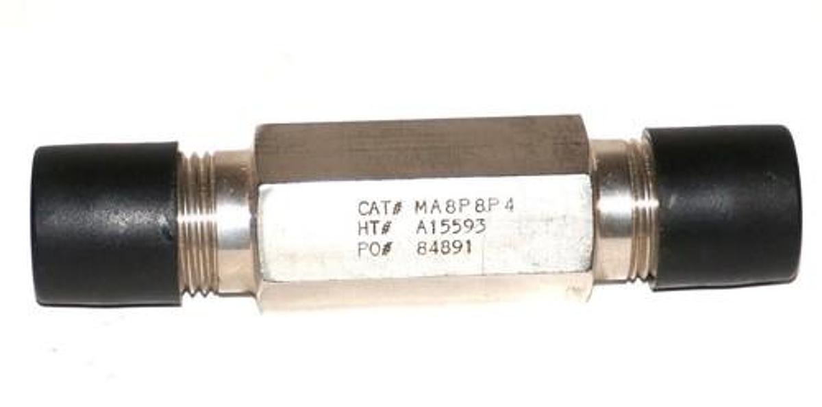 Used NEW BUTECH MA8P8P4 CHECK VALVE HT# A1FF93, PO# 84891