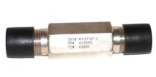 Used NEW BUTECH MA8P8P4 CHECK VALVE HT# A1FF93, PO# 84891