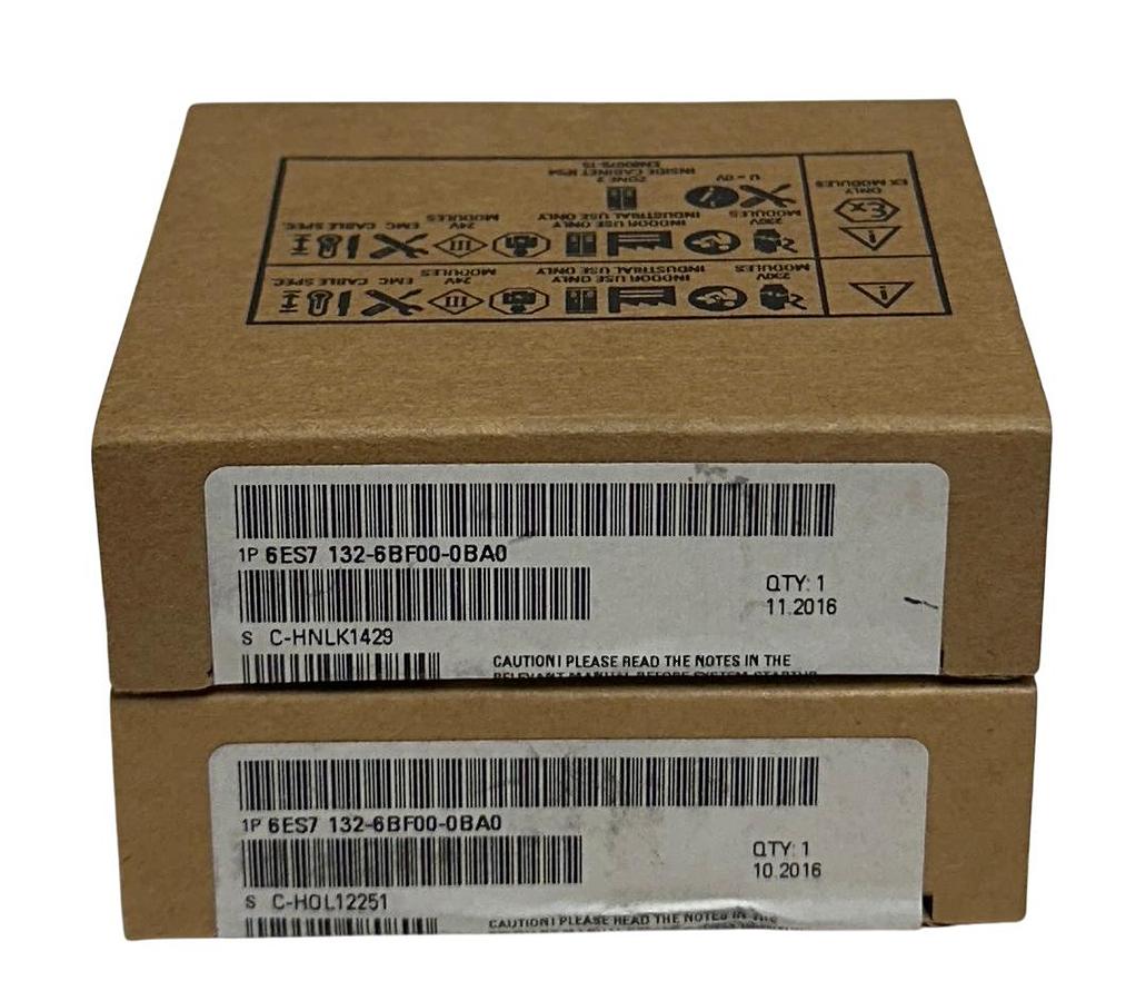 2 SIEMENS 6ES7 132-6BF00-0BA0 SIMATIC ET200SP DIGITAL OUTPUT MODULES 24VDC NSFS