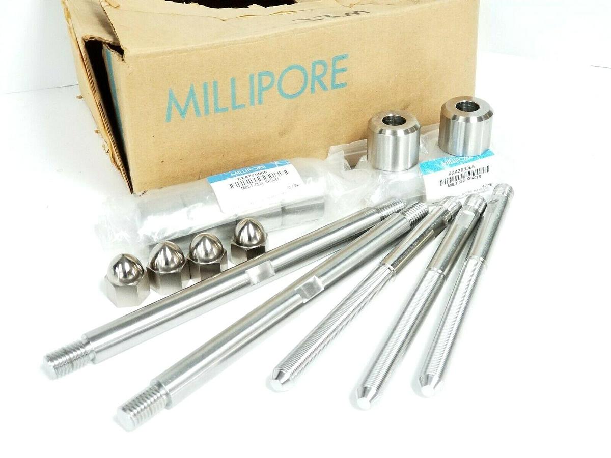 Used LOT OF 8 NEW MILLIPORE PELLICON XX4200066 SPACERS W/ PELLICON SPARE PARTS