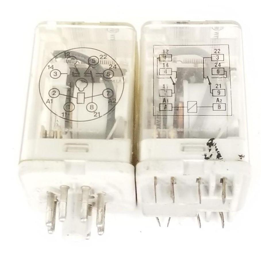 Used ALLEN BRADLEY 700-HA32A1 SER. A & 700-HB32A1 SER. A RELAYS 120VAC