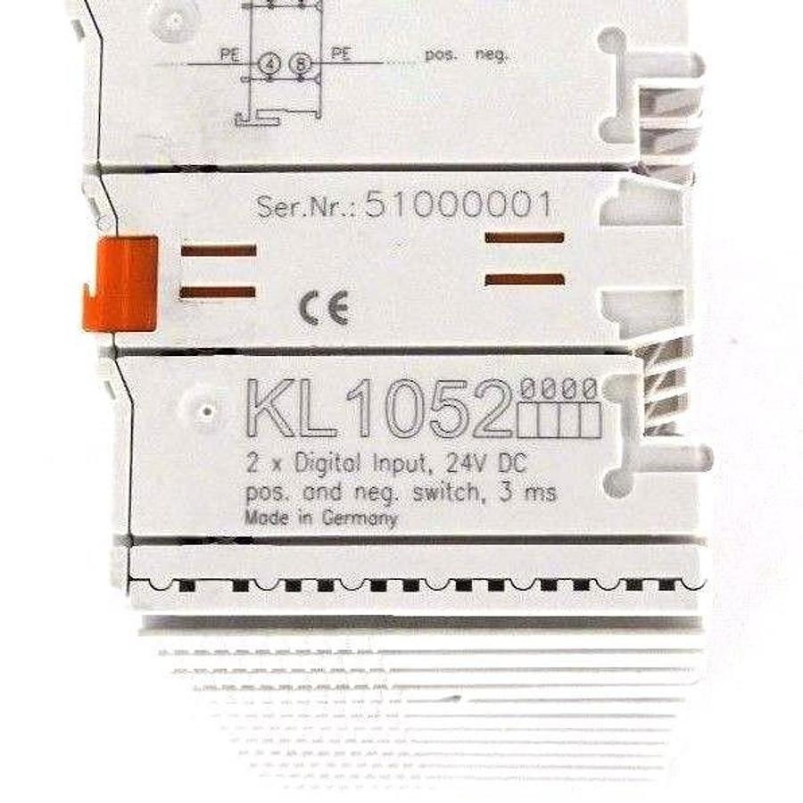 Used LOT OF 12 NEW BECKHOFF KL1052 2-CHANNEL DIGITAL INPUT TERMINAL 24 V DC