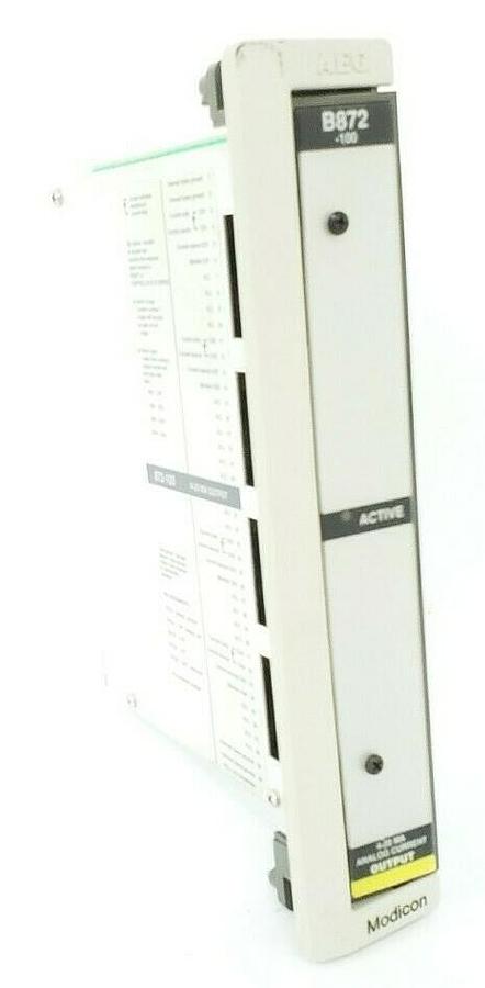 Used SCHNEIDER / MODICON AS-B872-100 ANALOG OUTPUT MODULE 4-20mA 4CH ASB872100