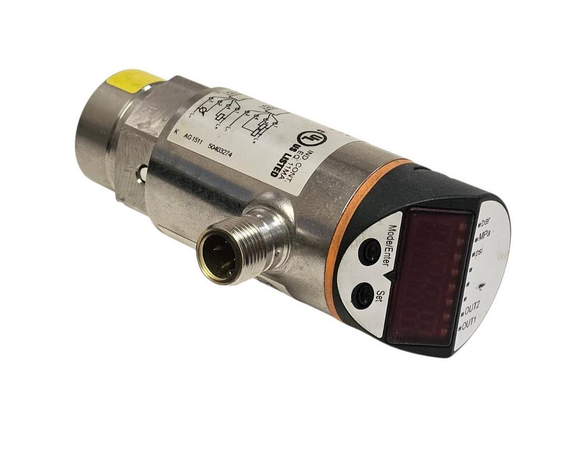 Used IFM EFECTOR PN-010-RBN14-MFRKG/US/ /V PRESSURE SENSOR PN2224 USED