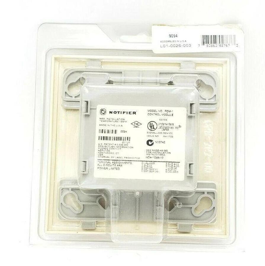 Used HONEYWELL NOTIFIER FCM-1 FIRE ALARM CONTROL MODULE IDP-CONTROL FCM1