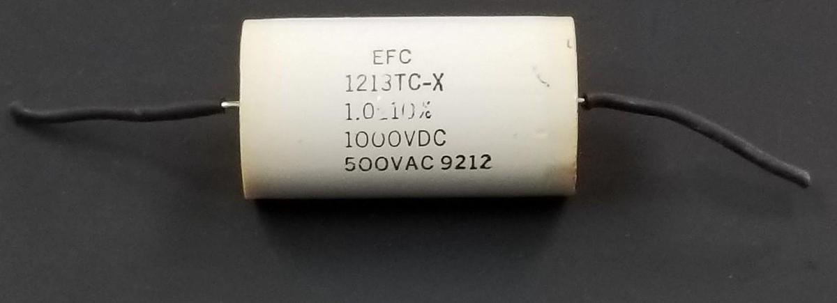 Used EFC 1213TC-X CAPACITOR 1000VDC, 500VAC 1.0 10%
