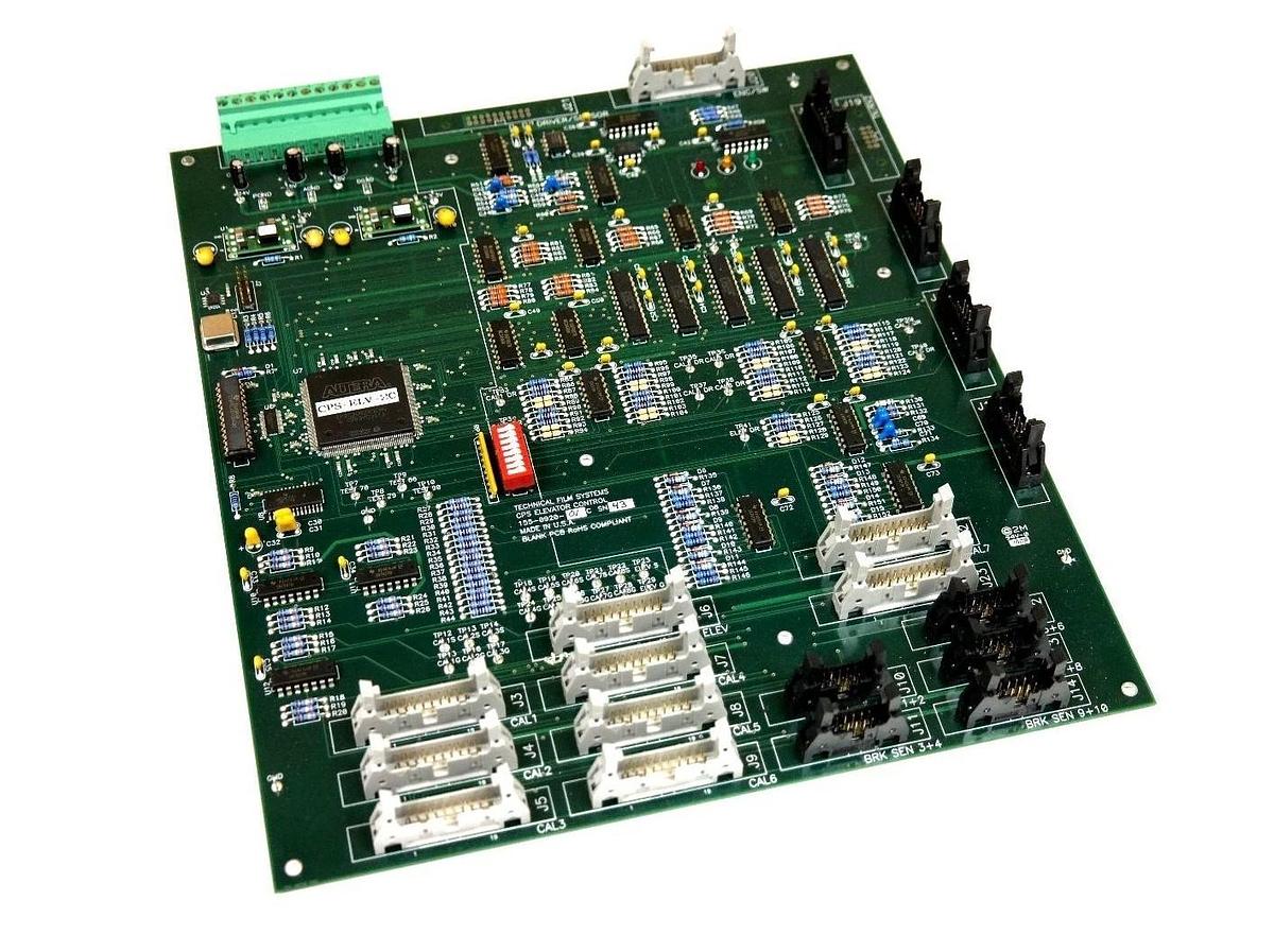 Used TECHNICAL FILM SYSTEMS 155-0920-01 CPS ELEVATOR CONTROL BOARD 155092001