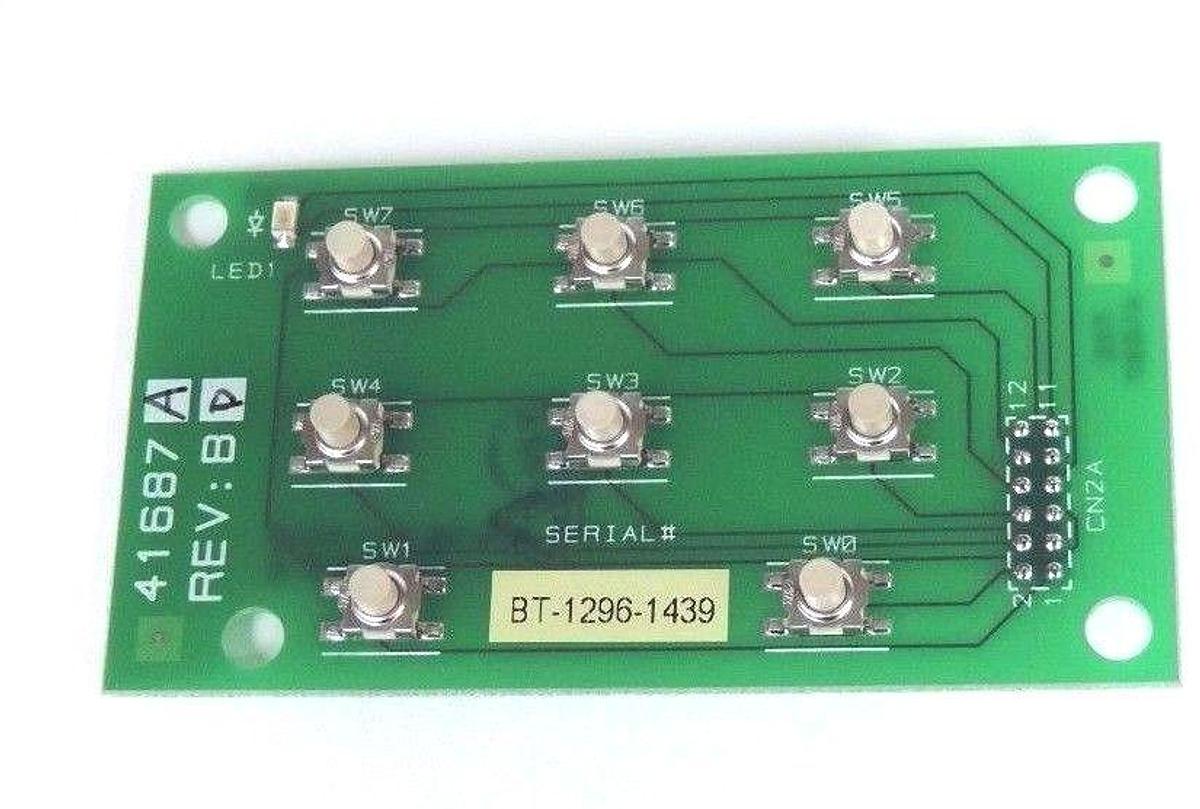 Used TOSHIBA 41687A BOARD 41687A REV. BD BT-1296-1439