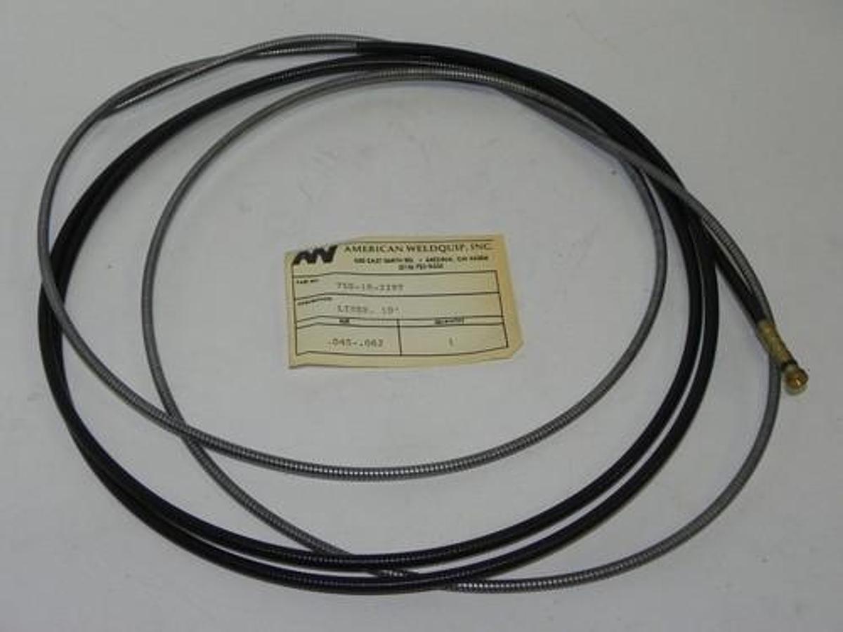 NEW AMERICAN WELDQUIP 750-10-228T LINER 10' SIZE: .045-.062 75010228T