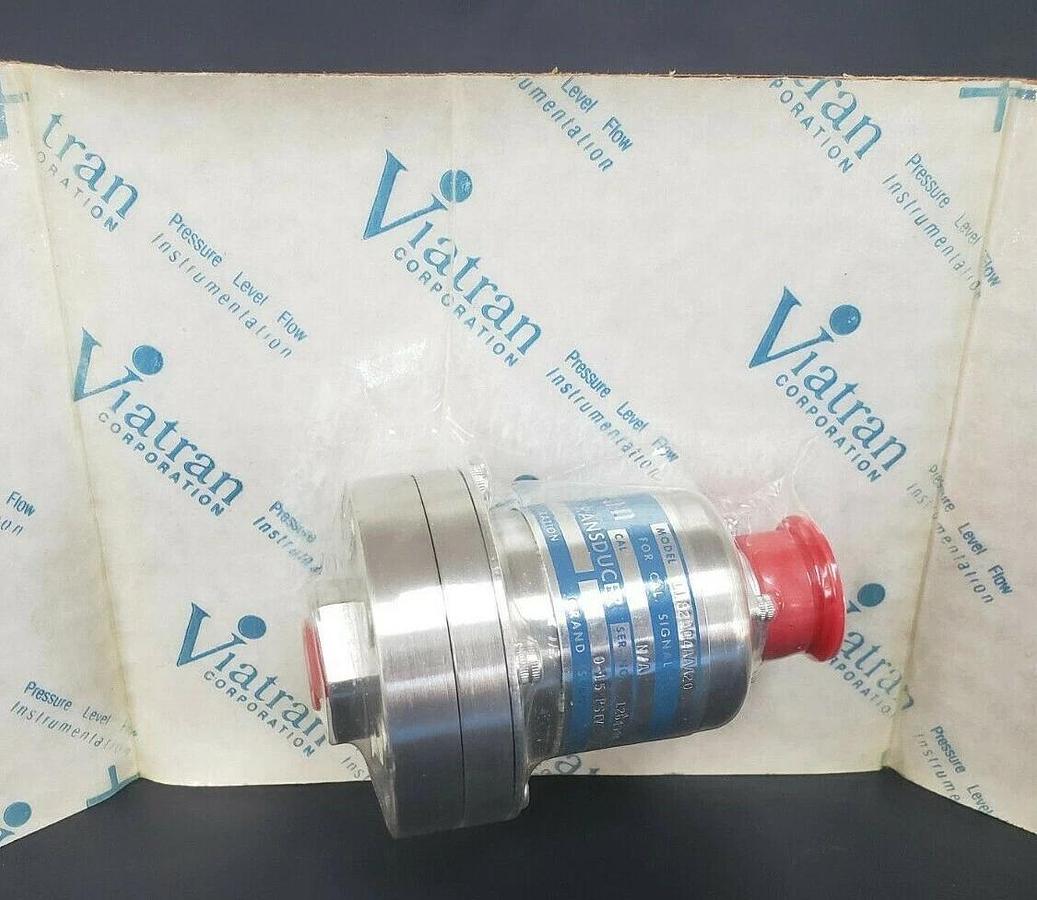 NIB VIATRAN 1182AC4AAA20 PRESSURE TRANSDUCER RANGE: 0-15PSIV, 15V MAX, MODEL 118