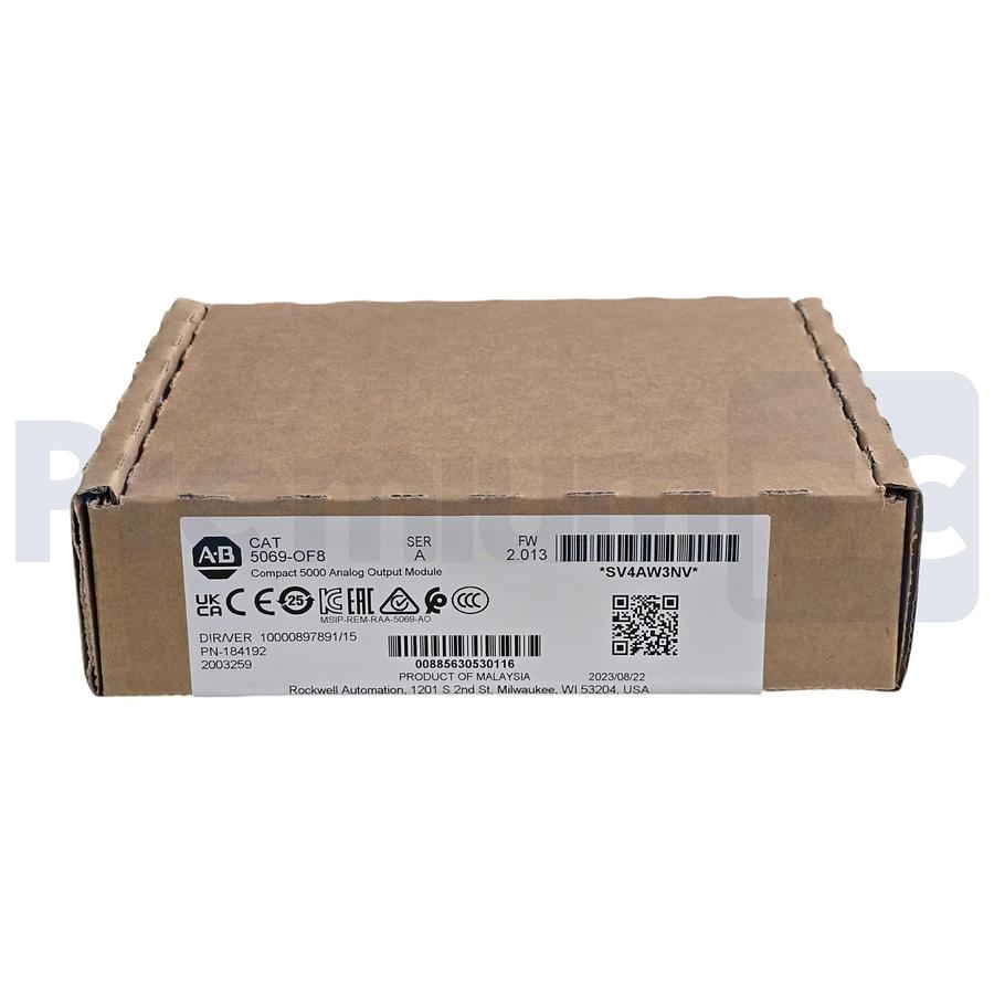 Used Sealed Pre-Owned Allen Bradley 5069-OF8 /A Compact 5000 8Ch Analog Output Module
