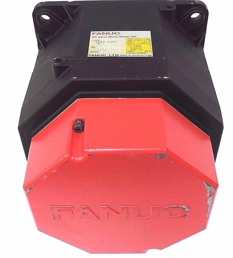 Used NEW FANUC A06B-0351-B731 AC SERVO MOTOR MODEL 10F, 21AMP, 2000RPM, 148V