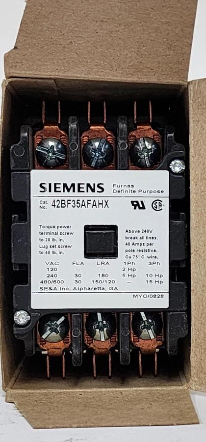 Used NIB INGERSOLL RAND TRANE CTR01150 CONTACTOR, 30A, 600V