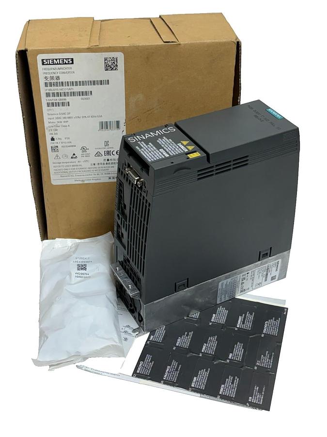 Siemens Sinamics G120C DP 3kW 4HP VFD Inverter 6SL3210-1KE17-5AP1 New