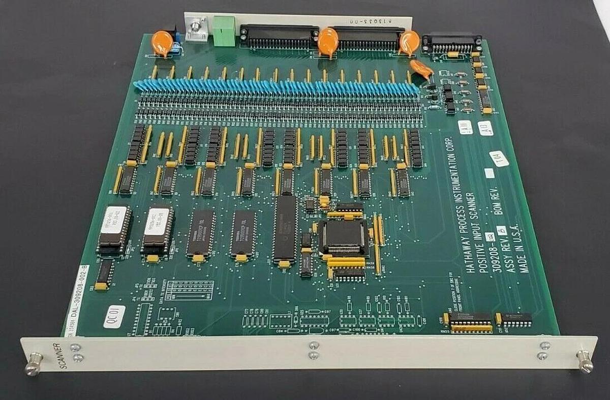 Used HATHAWAY PROCESS 309208-002 POSITIVE INPUT SCANNER ASSY REV. B
