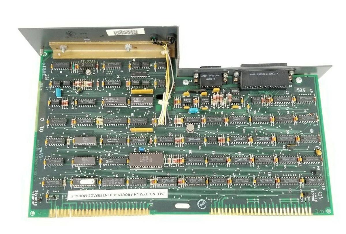 Used ALLEN BRADLEY 1772-LH PROCESSOR INTERFACE MODULE REV. 2 960081 965176-01 1772LH
