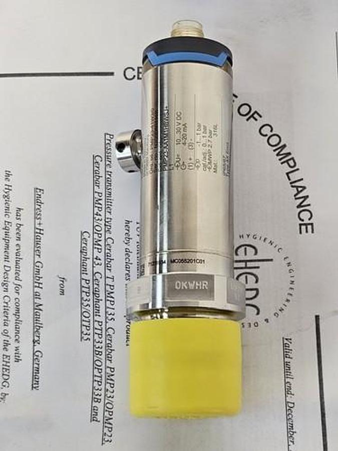 Used NIB ENDRESS + HAUSER CERABAR PMP23 PRESSURE TRANSMITTER PMP23-41W3/0