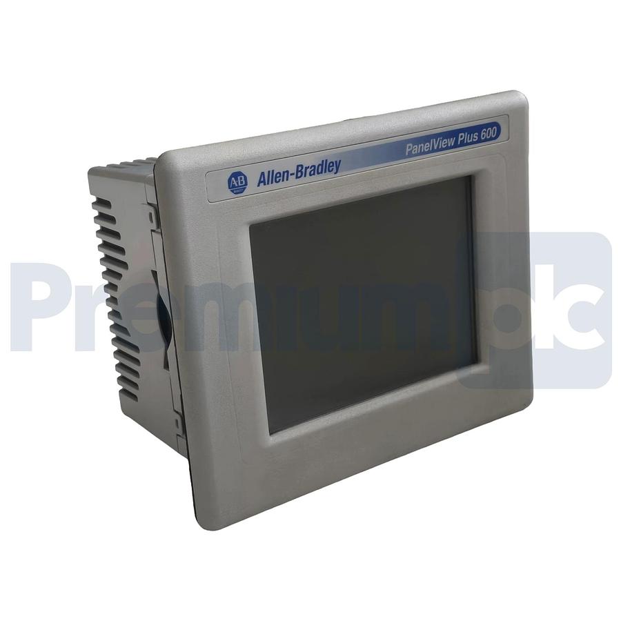 Used Allen-Bradley 2711P-T6C20D /B PanelView Plus 600 HMI Touch Screen Terminal USPI