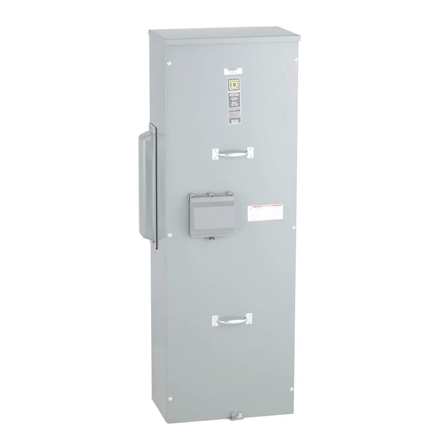 Square D EZM1400CB EZ Meter-Pak Main Circuit Breaker Unit 400A 120/240VAC 1Ph/3W