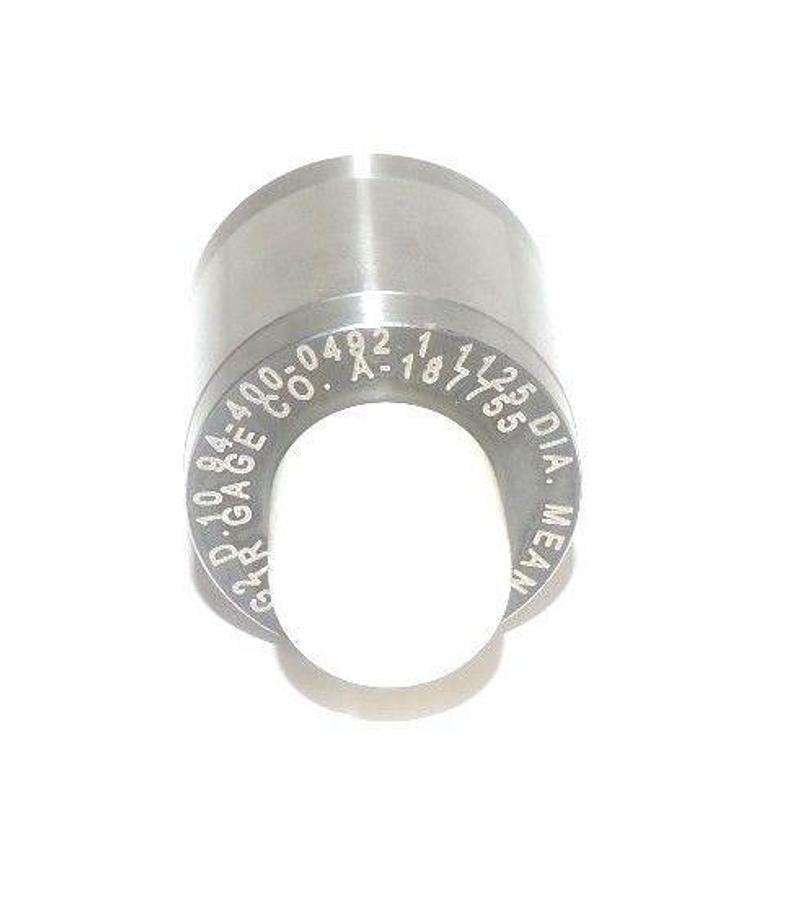 Used NEW MEAN AIR GAGE CO. 68025163-G2 PLUG GAGE 94-400-0492 1.1125 DIA. A-187755