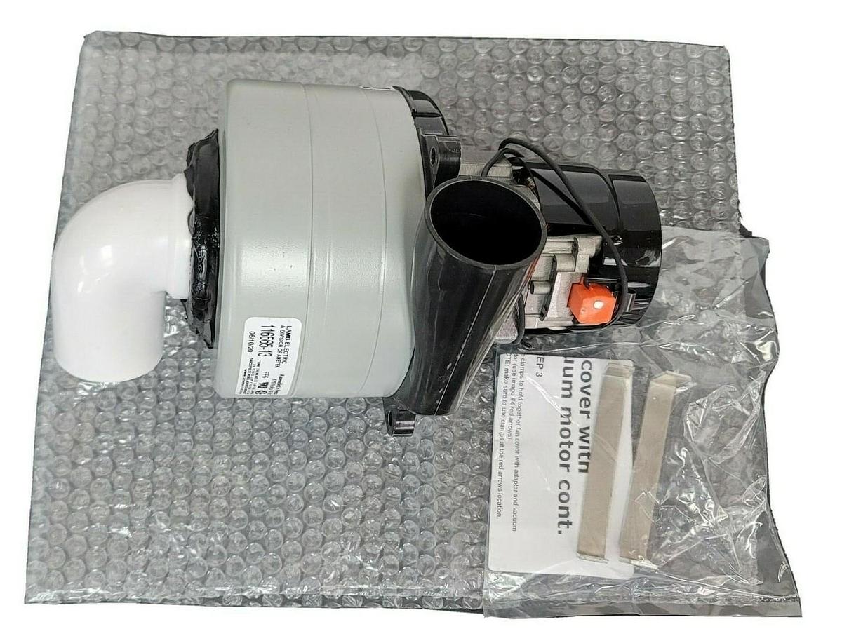 Used LOT OF 2 LAMB ELECTRIC 11565-13 MOTOR 3 STAGE 120V 60HZ W/ HORNS 1156513