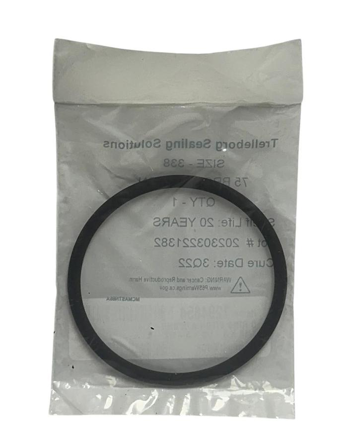 Used 4 TRELLEBORG SEALING SOLUTIONS MCMASTN65A SIZE 338 OEM O-RINGS 75 VITON NSFS