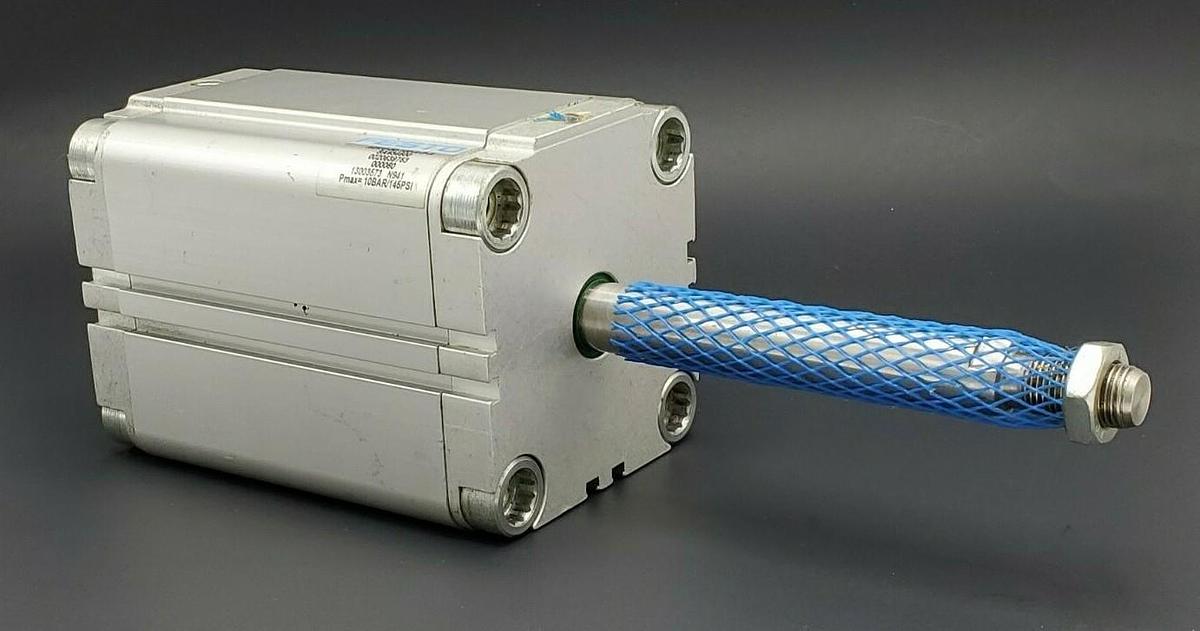 Used FESTO ADVU-80-100-A-P-A COMPACT CYLINDER 80MM BORE X 100MM STROKE ADVU80199APA
