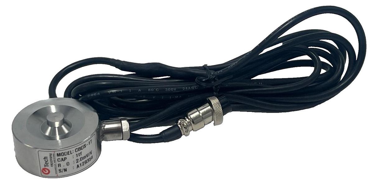 Used G TECH GI-520 Digital Weighing Indicator w/ CBDS-1T 1-Ton 2000lb Load Cell Kit