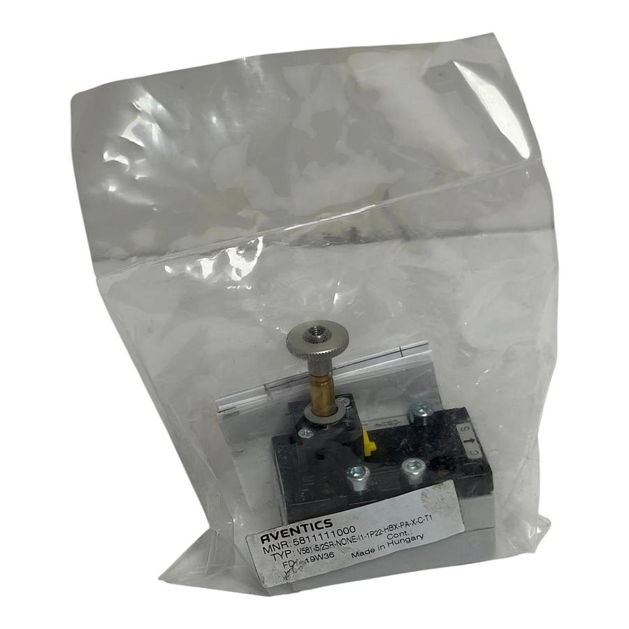 Used Aventics 5811111000 Pneumatic Directional Control Valve New Surplus