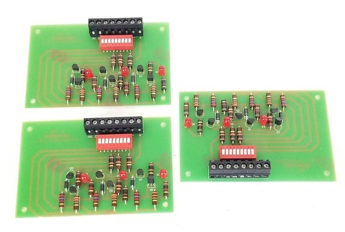 Used LOT OF 3 NEW K&F INTERNATIONAL 0030001GR005 CIRCUIT BOARD, REV. A