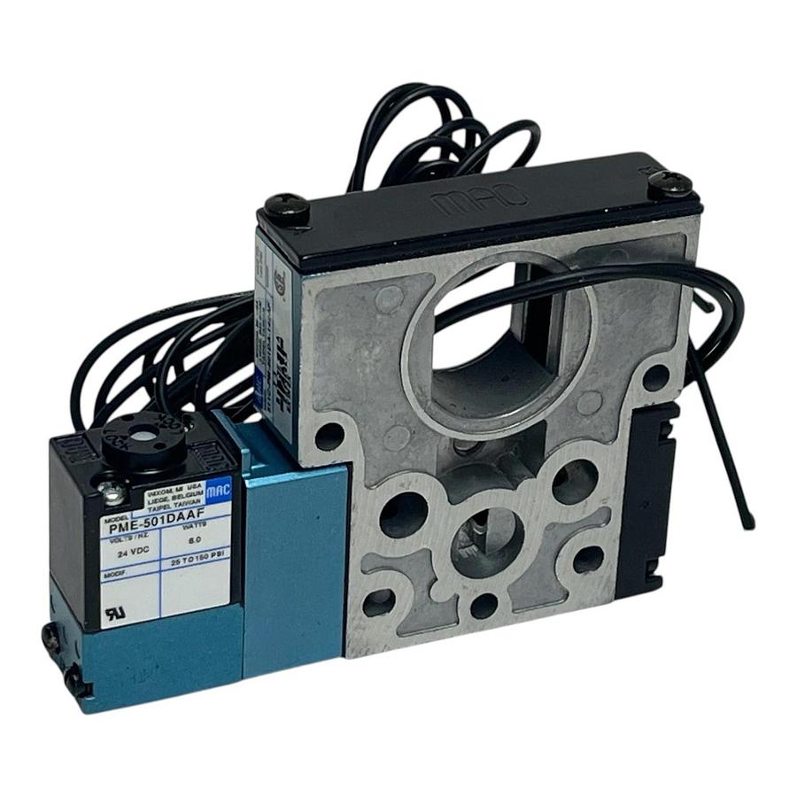 MAC Valves 811C-PM-501DA-142AF Pneumatic 3-Way Solenoid Valve 800 Series - NSNP