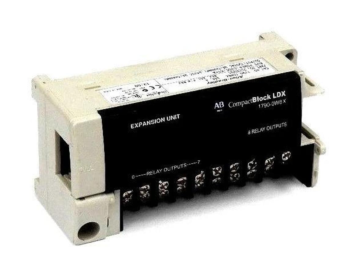Used ALLEN BRADLEY 1790-TOW8X SER. A COMPACT BLOCK MODULE 1790T0W8X