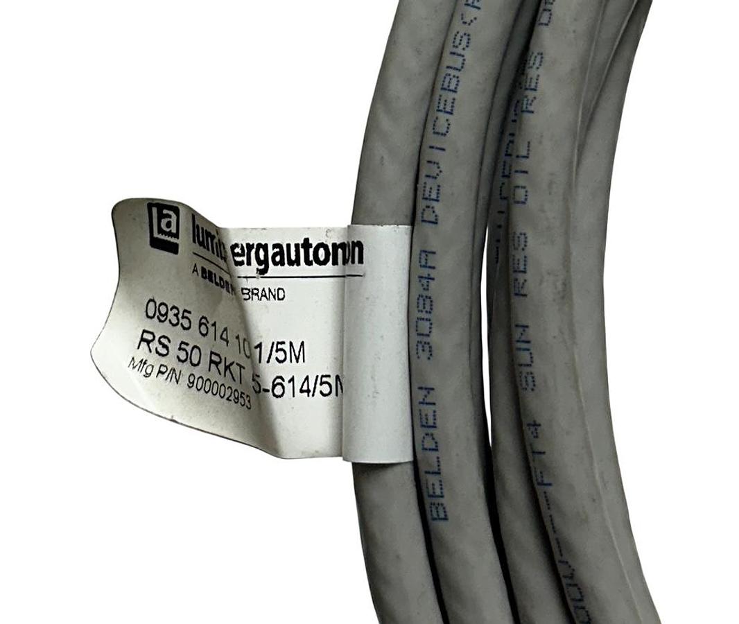 Used 3 LUMBERG 0935 614 101/5M / RS 50 RKT 5-614/5M / 900002953 CABLES 5M OEM NSNP