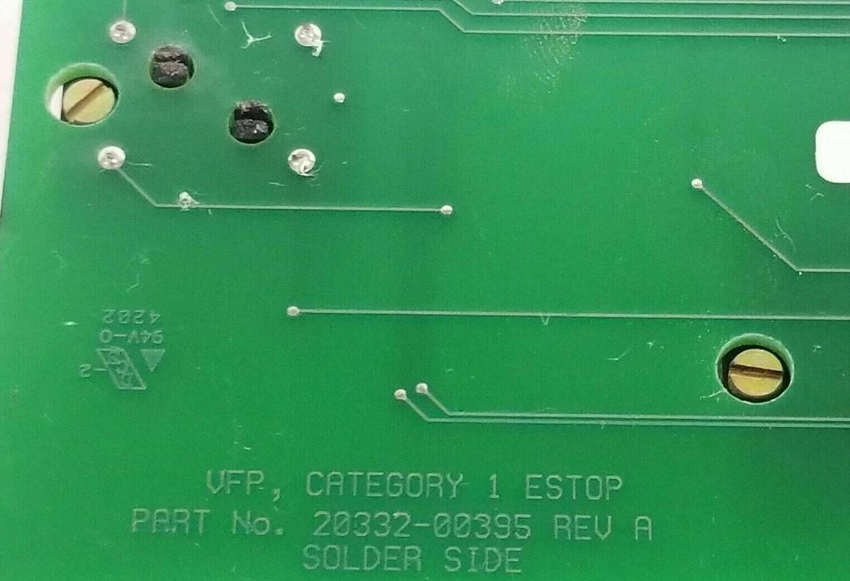 Used ADEPT TECH. MODEL: VFP CATEGORY 1 CONTROL PANEL PART NO: 30332-00395 W/O KEYS
