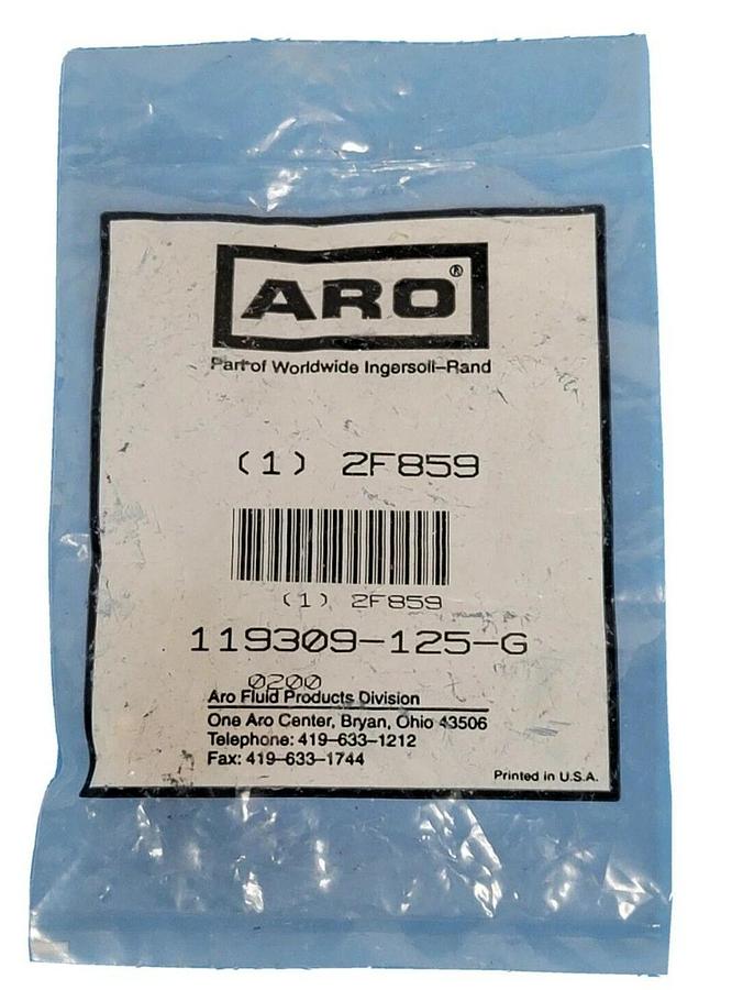 Used NEW ARO 2F859 ELBOW CYLINDER PORT FLOW CONTROL VALVE 1/8'' 119309-125-G