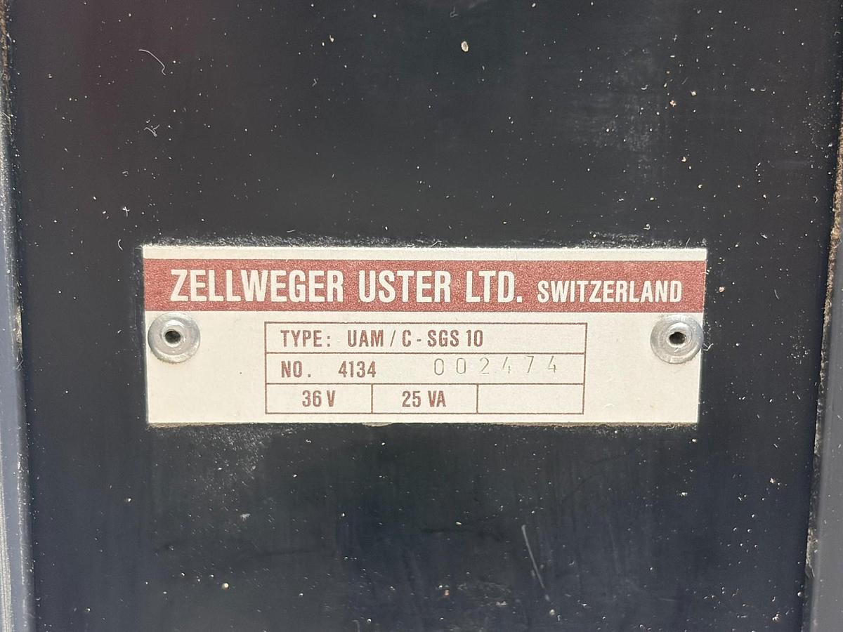 Used Zellweger Uster UAM/C-SGS 10 Textile Yarn Clearer Controller 36V