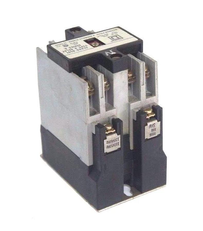 Used SQUARE D 8501-X0-40 TYPE X CONTROL RELAY SER A FORM JV 8501XO40 8501X040