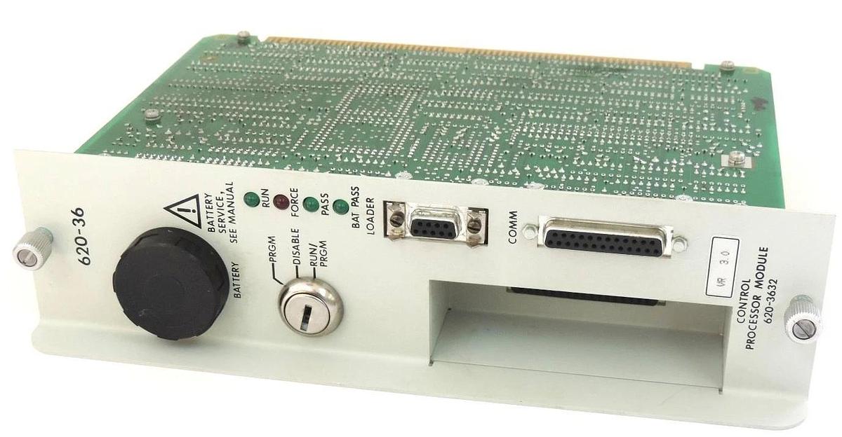 Used HONEYWELL 620-3632 VR 3.0 CONTROL PROCESSOR MODULE 620-36, 6203632