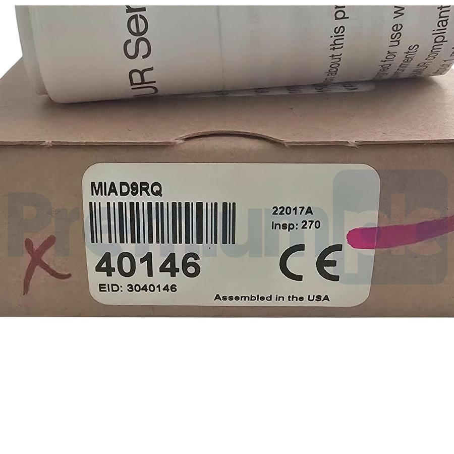 Used Banner MIAD9RQ | 40146 Mini-Beam Photoelectric Sensor Receiver NAMUR M12 QD NSMP