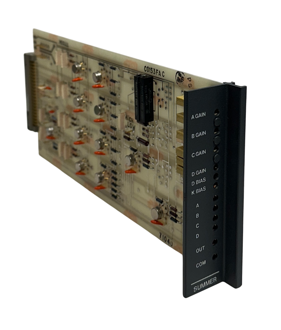 Used FOXBORO N-2AX+SUM / N2AXSUM SUMMER MODULE C0153FA-C C0153FA CS-N/SRC NSNP