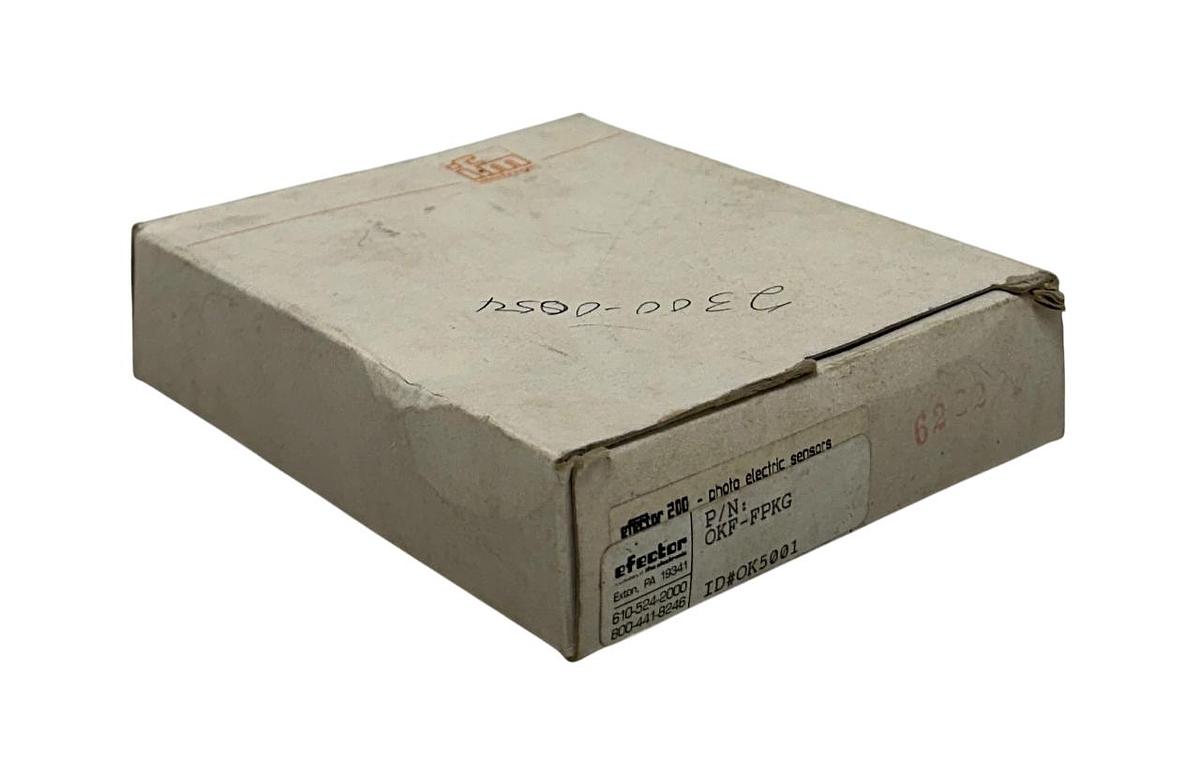 Used IFM OKF-FPKG / OK5001 EFECTOR 200 FIBER OPTIC AMPLIFIER 10-55VDC 40mm NSMP